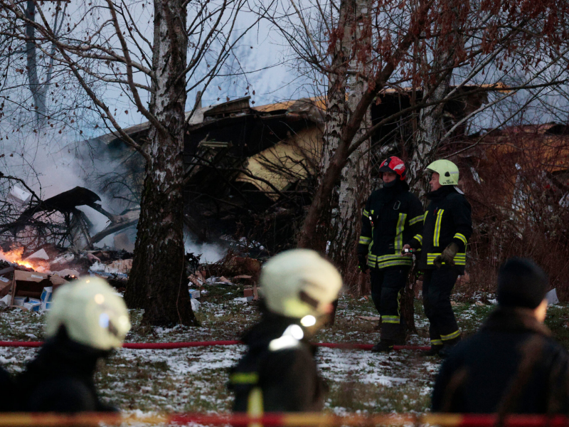 Cargo Plane Crashes Near Vilnius Airport, One Crew Member Killed, Three Survive