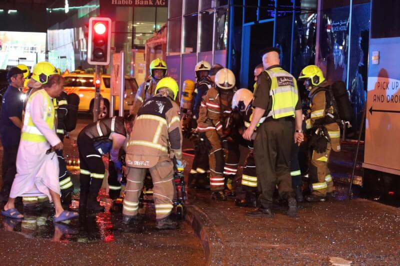 Two Dead In Dubai Hotel Fire As Civil Defence Respond Quickly To Naif Blaze